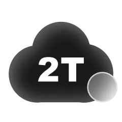 2TB large cloud storage