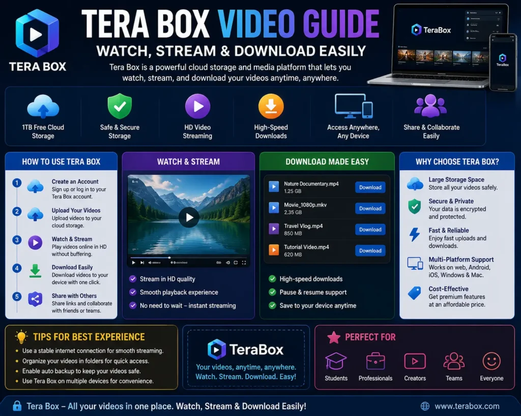 Tera box video Guide